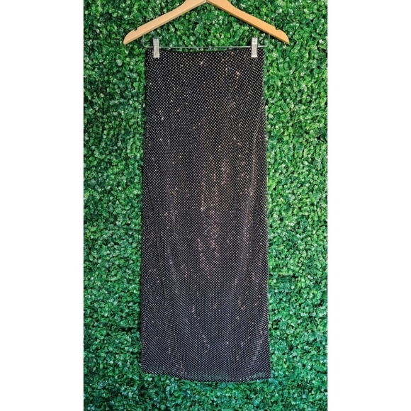 J.Crew Collection Side-Slit Rhinestone Skirt - Picture 11 of 11